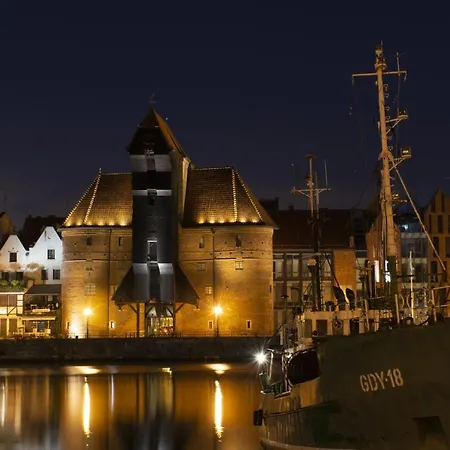 公寓 Gdanskie - Targ Rybny Z Widokiem Na Motlawe 格但斯克