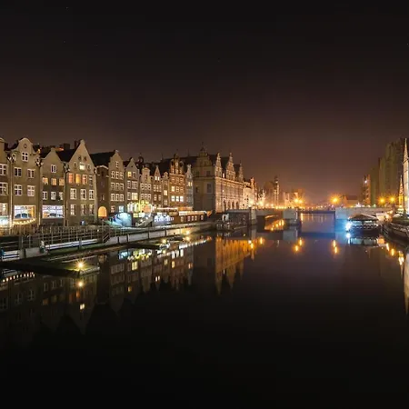 公寓 Gdanskie - Targ Rybny Z Widokiem Na Motlawe