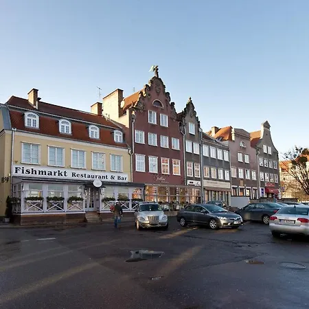 公寓 Gdanskie - Targ Rybny Z Widokiem Na Motlawe 格但斯克